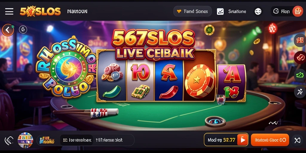 Gameplay menegangkan Live Casino di 567SLOTS dengan dealer langsung.