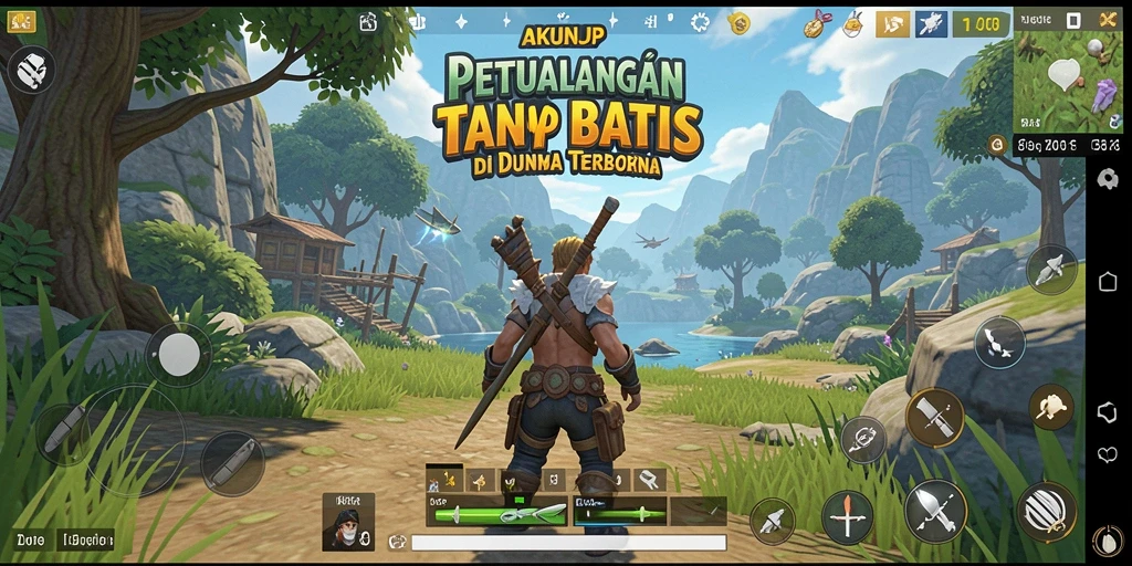 Screenshot game AKUNJP menampilkan eksplorasi dunia terbuka yang menakjubkan.