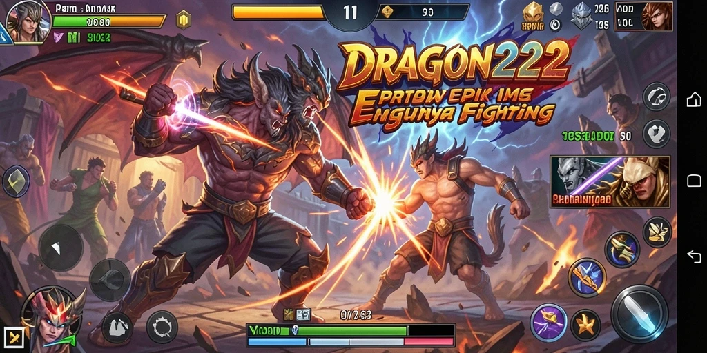 Tampilan gameplay seru dari DRAGON222 dalam aksi pertarungan.